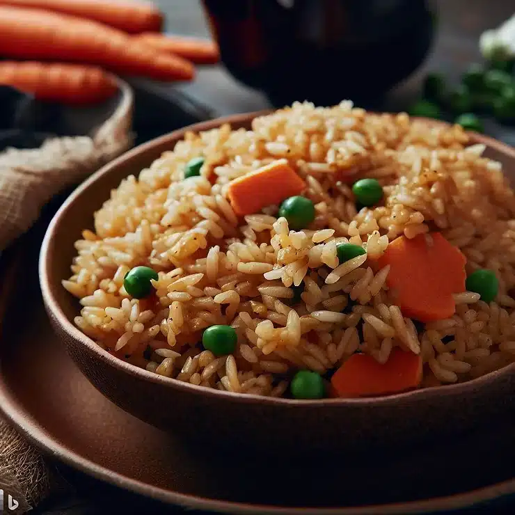 Opskrift på fried rice (vegetarisk)
