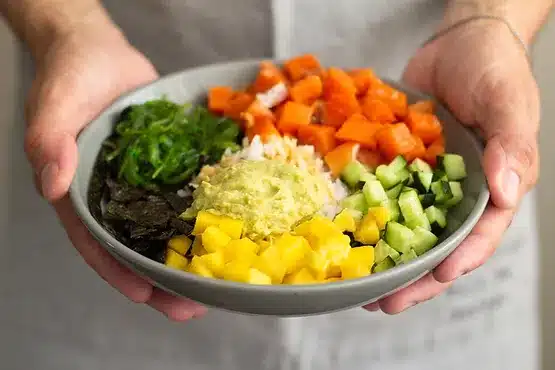 Opskrift på lækker vegetarisk poke bowl