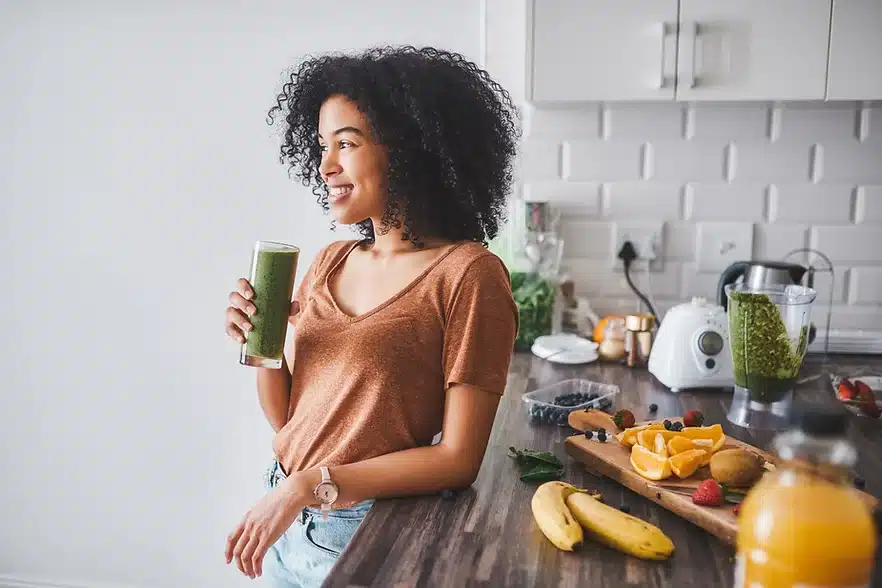 Opskrift på banan smoothie med jordnøddesmør