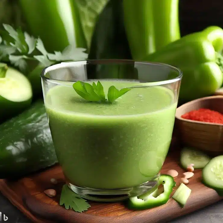 Grøn gazpacho