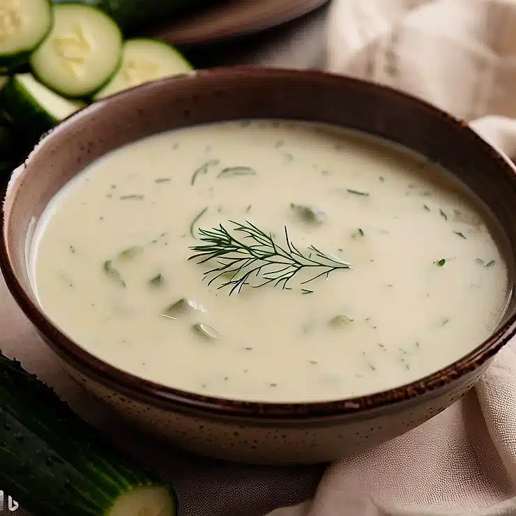 Opskrift på kold agurk-dildsuppe