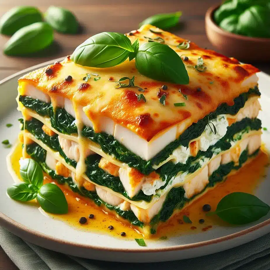 Fiskelasagne med spinat og ricotta