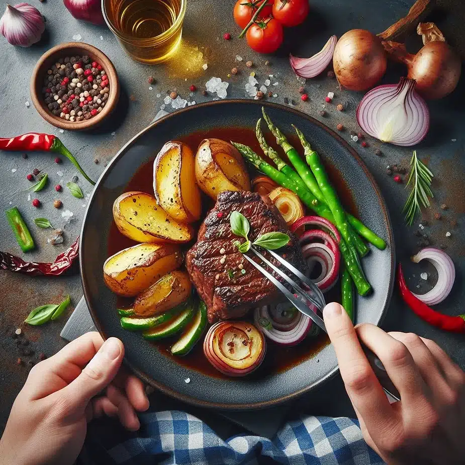 Bøf Bourguignon med bagte kartofler: En fransk delikatesse