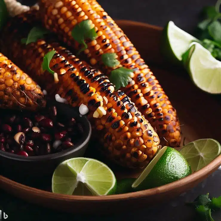 Opskrift på grillede chilimajs med lime og koriander