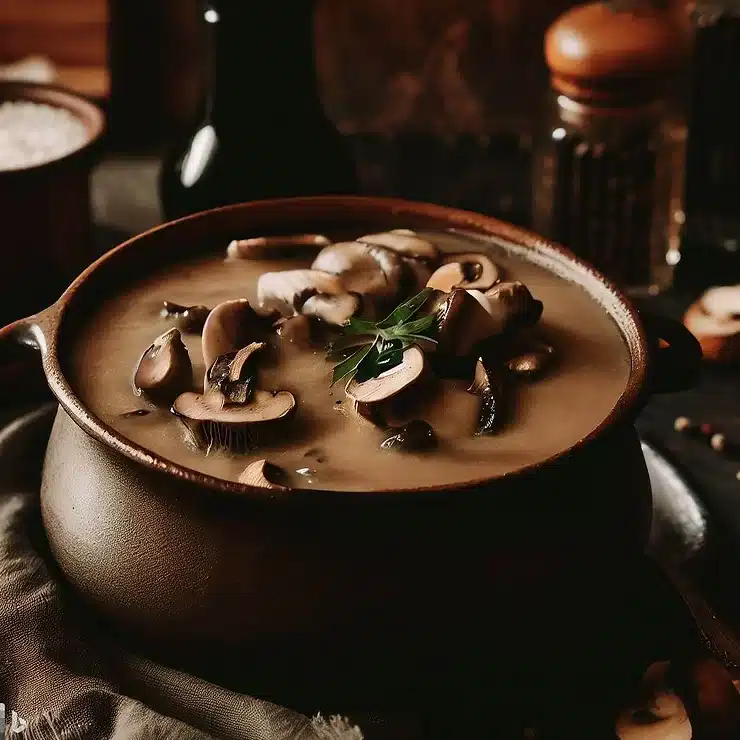 Opskrift på svampesuppe
