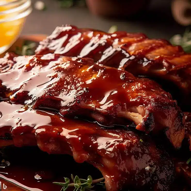 Opskrift på barbecuespareribs med honningglaze
