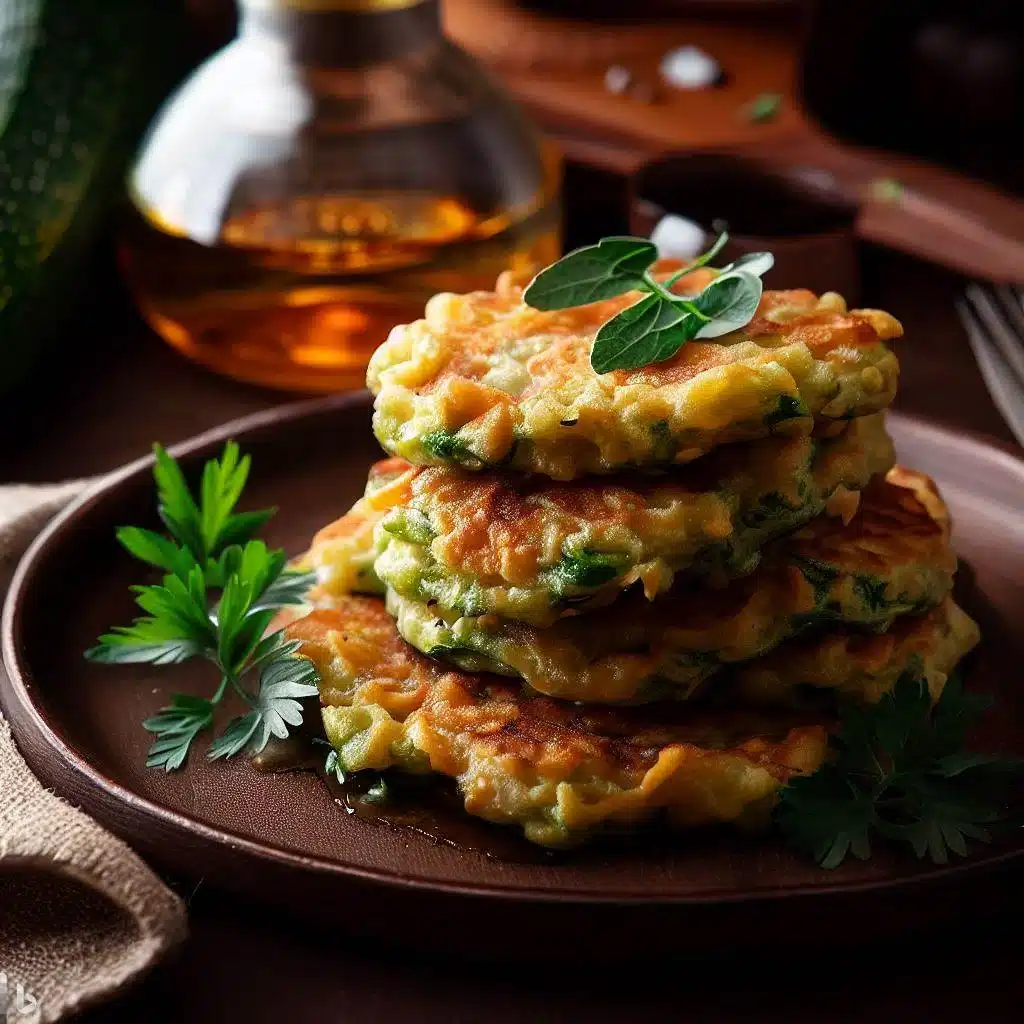 Opskrift på zucchini fritters