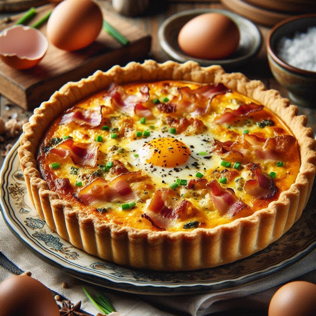Opskrift på klassisk quiche lorraine