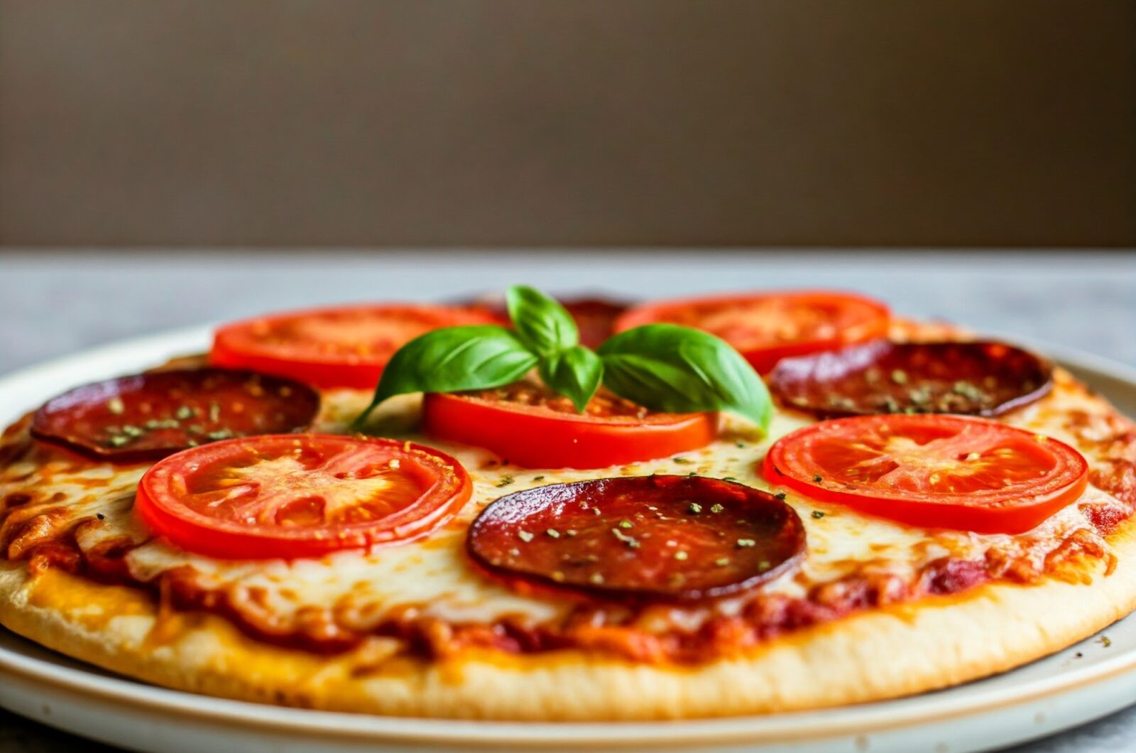 Keto-pizza med sprød bund