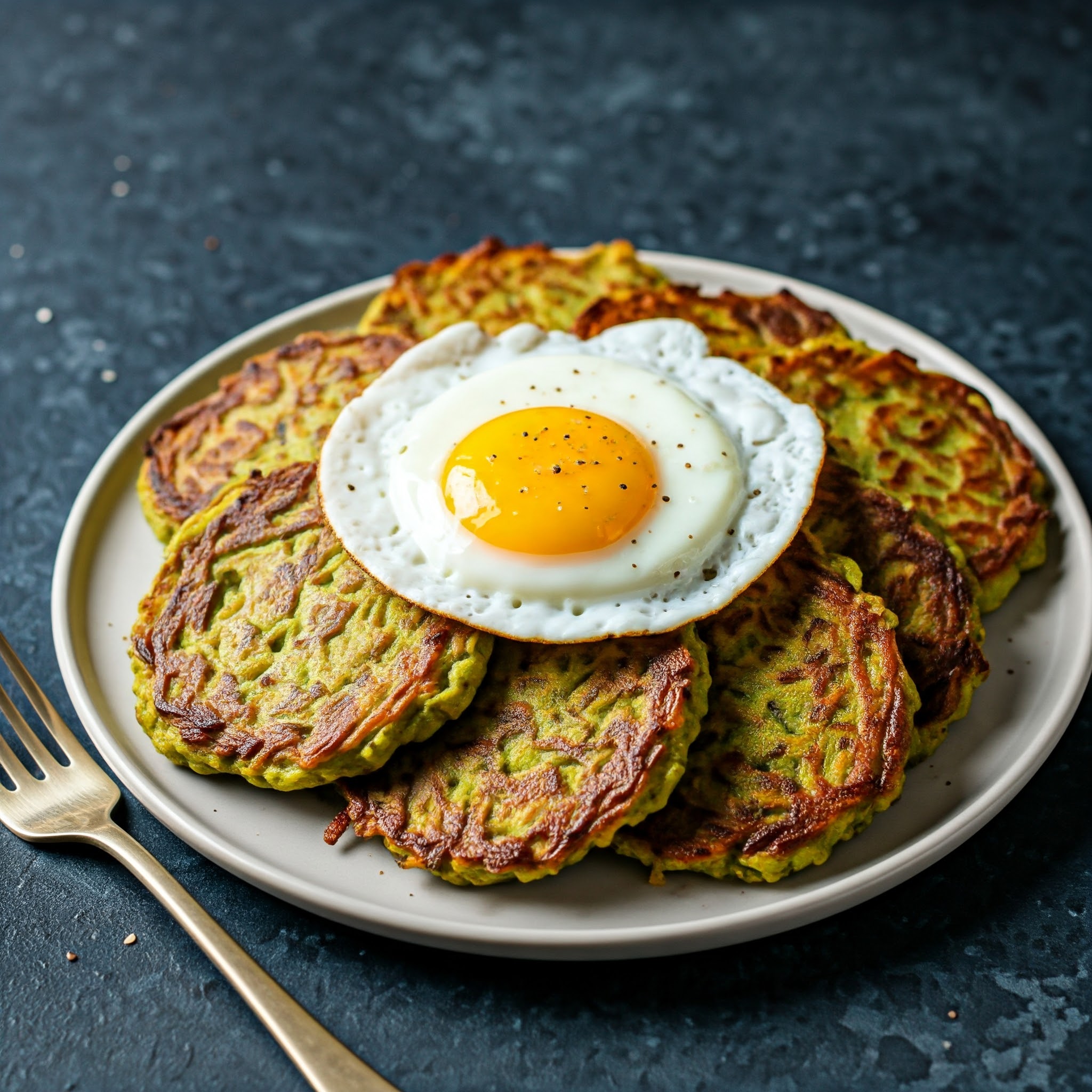 Squashrøsti med spejlæg