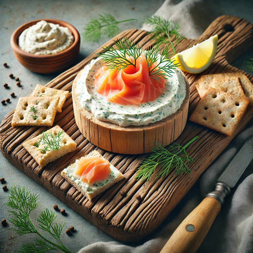 Laksepaté med Dild og Flødeost