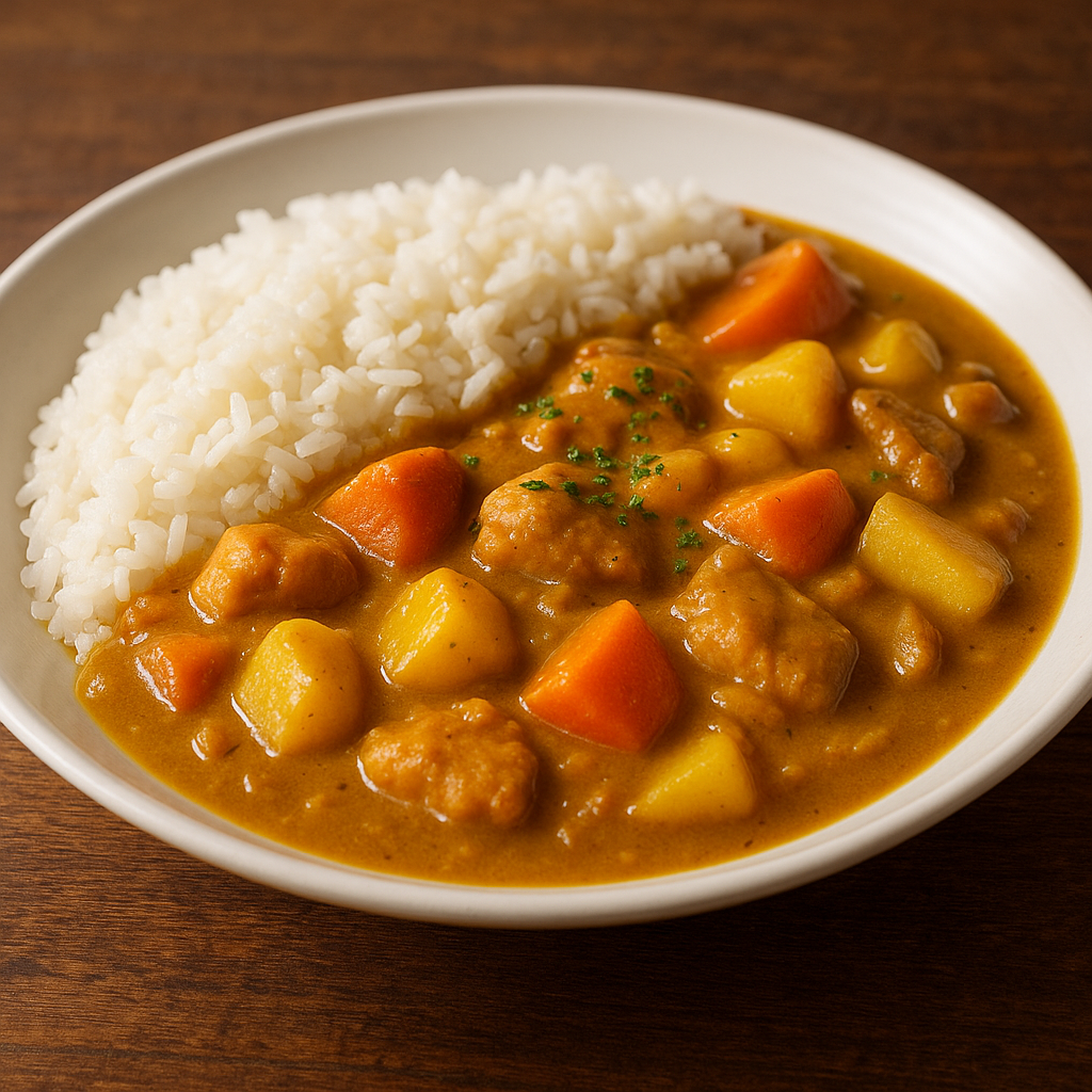 Japansk kare raisu (karryris)