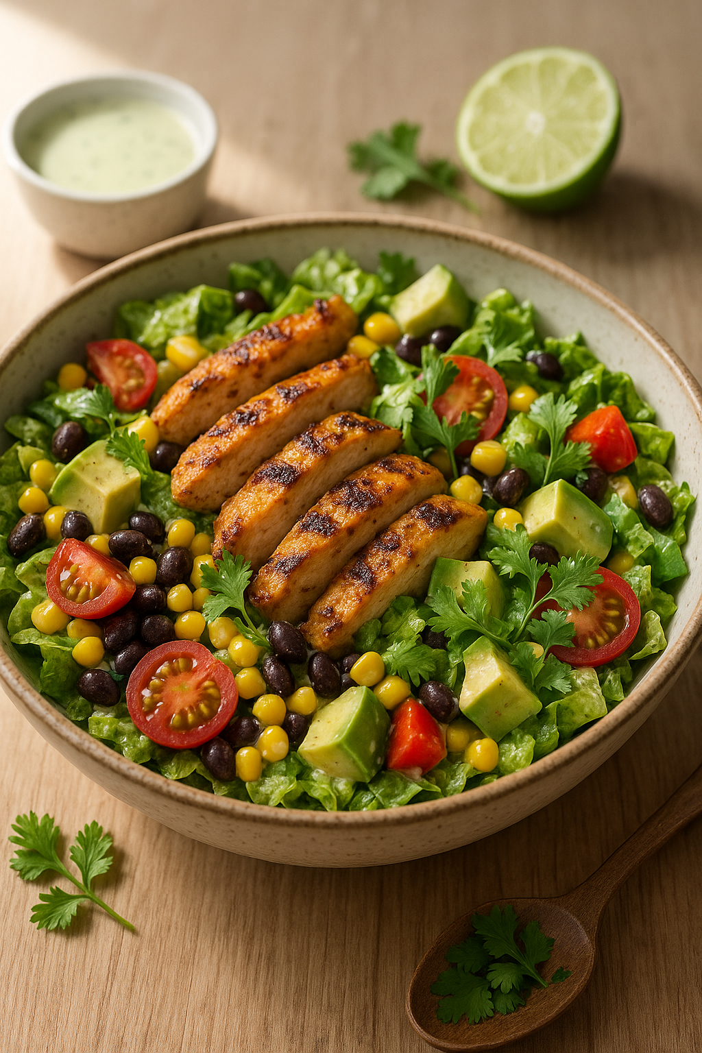 Mexicansk salat med kylling
