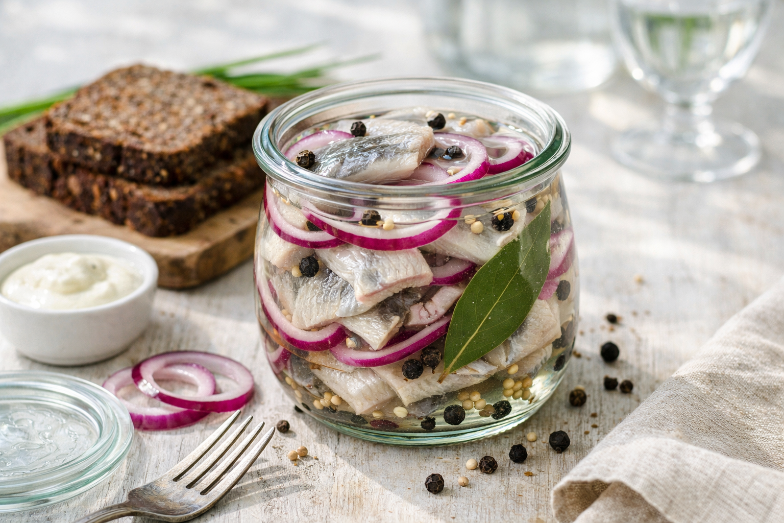 Marinerede sild – klassisk opskrift til påskefrokost