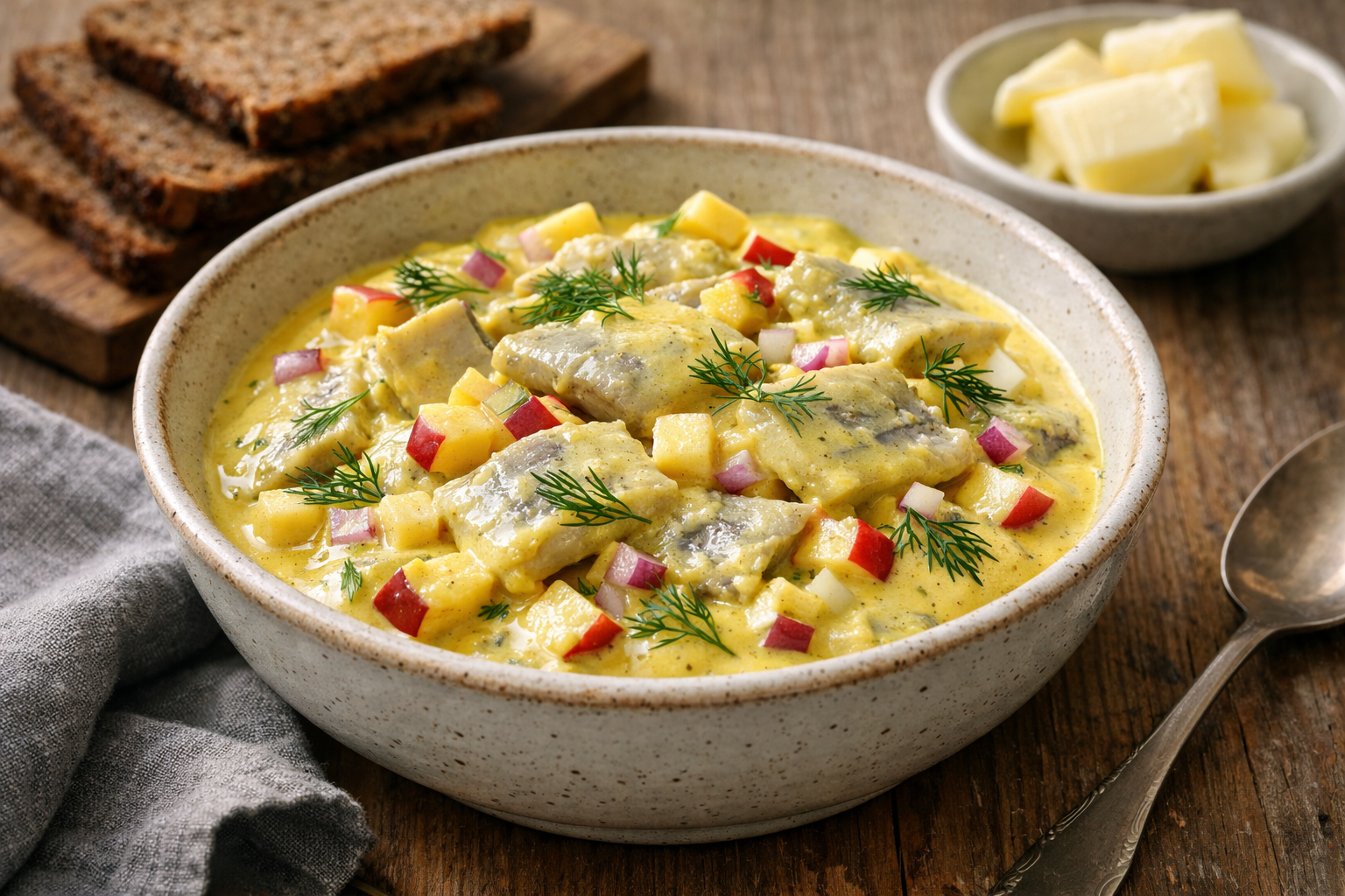 Hjemmelavet karrysild – klassisk opskrift til påskefrokost