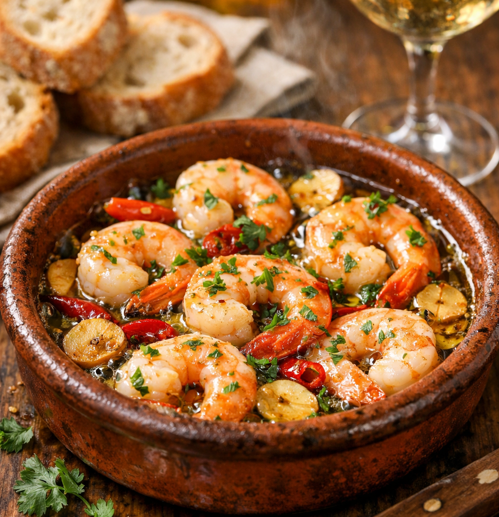 Gambas al ajillo