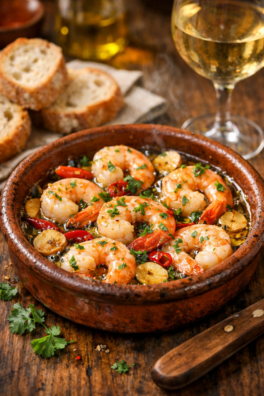 Gambas al ajillo